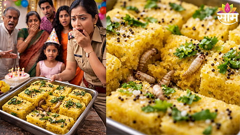 Live maggots found in dhokla sold at a sweet shop in Yavatmal, raising serious food safety concerns