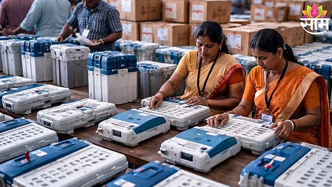 Election officials prepare for rescheduled Zilla Parishad and Panchayat Samiti polls in Maharashtra following the state mourning period.