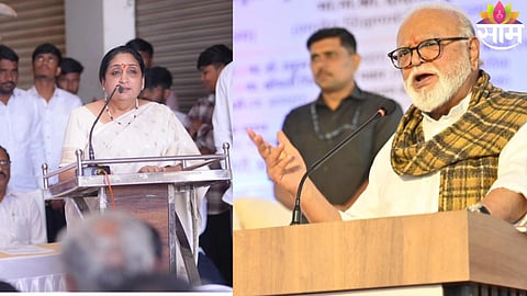 Senior NCP leaders discuss leadership change as Sunetra Pawar emerges as frontrunner for Deputy CM post.