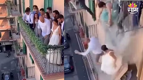 Wedding celebration accident