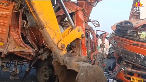 Truck-Container Accident