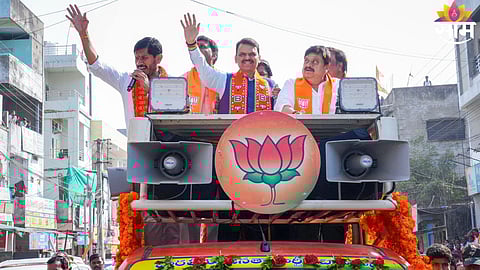 Police and security personnel on alert after a drone was spotted near CM Devendra Fadnavis’ event venue in Yeola, Nashik.