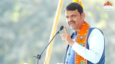 Chief Minister Devendra Fadnavis addressing the media after Mahayuti’s strong performance in Zilla Parishad and Panchayat Samiti elections.