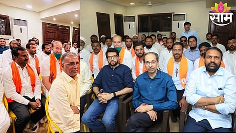 Shiv Sena (UBT) councillors arrive in Mumbai to meet party chief Uddhav Thackeray ahead of Parbhani mayor election.