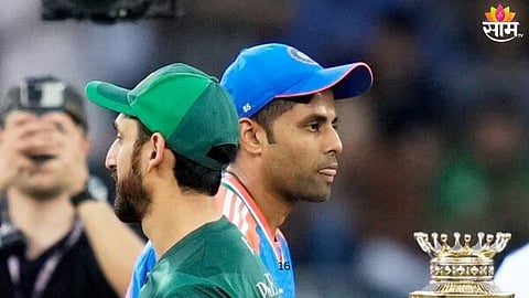 India vs Pakistan T20 WC 2026: टीम इंडियाची पाकड्यांना फुल टशन; सूर्याच्या स्वॅगने पाकिस्तानचा कर्णधार बुचकाळ्यात, मैदानात नेमकं काय घडलं? VIDEO