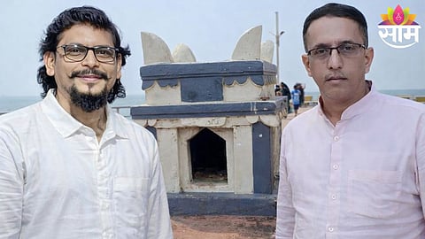 The Samadhi Vrindavan of Naropant Nilkanth located beside Kunkeshwar Temple in Devgad Taluka