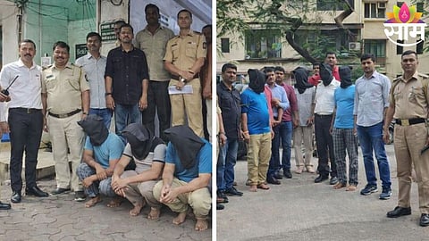 Seized fake ration cards, laptops, and forged documents displayed after Dindoshi Police crackdown in Mumbai