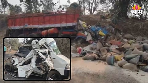 Accident: महामार्गावर अपघाताचा थरार! भरधाव ट्रकची कारला धडक; एकाच कुटुंबातील ७ जणांचा मृत्यू, पाहा थरकाप उडवणारा VIDEO