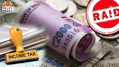 Income Tax officials conduct a search operation at the Lucknow residence of BSP MLA Umashankar Singh amid tight police security