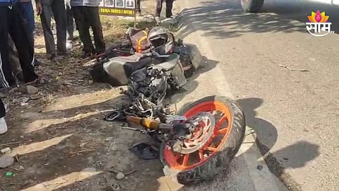 Accident: लग्नाला जाताना काळाचा घाला, २ दुचाकीची समोरासमोर धडक; ३ भावांचा जागीच मृत्यू 