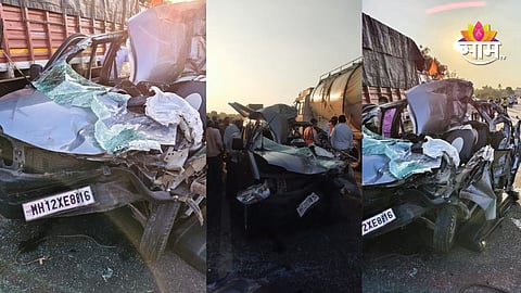 Pune Solapur highway accident latest news