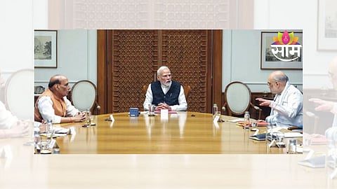 Prime Minister Narendra Modi chairs an emergency security review meeting in New Delhi amid escalating Iran–Israel tensions.