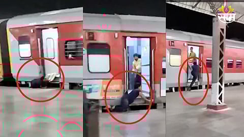 Agra railway station shocking viral clip