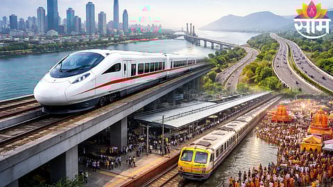 Indian Railways announces major infrastructure upgrades and bullet train projects to transform travel in Maharashtra