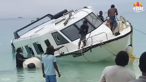 प्रसिद्ध उद्योगपतीची स्पीडबोट समुद्रात उलटली;  चार जण बुडाले 