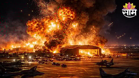 Massive explosions seen at Iran’s Dezful airbase following a joint US-Israel airstrike.