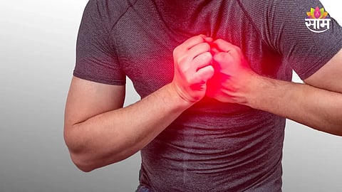 chest pain at night