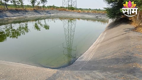 Rescue efforts underway at a farm pond in Dafalapur, Sangli, where a tragic drowning claimed the lives of a mother and her son