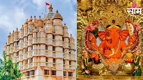 Police investigating the theft of ₹80,000 from Siddhivinayak Temple donation box in Mumbai.