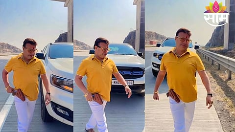 Illegal arms including pistols and bullets seized from Kalyan reel star Surendra Patil during police raid.