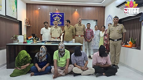 Mumbai Police arrested five accused for posing as fake cops and extorting ₹2 lakh from a housewife through online threats.