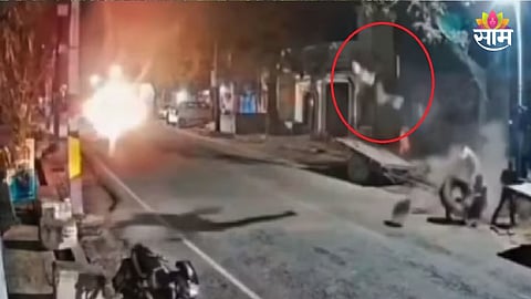 Tyre explosion accident