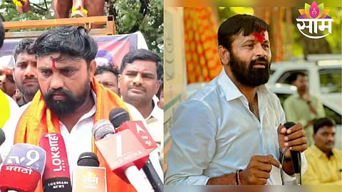 Tension escalates in Madha village as police deploy security amid clashes over Shivaji Maharaj statue dispute.