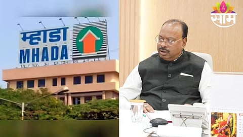 Revenue Minister Bawankule addresses media on Nashik MHADA scam, warns strict action against 49 builders.