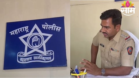 Locals gather at the crime scene in Arvi, Wardha after a 5-year-old girl was rescued and the accused was detained.