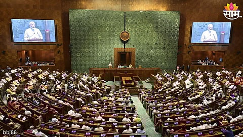 Chandrakant Patil addresses party workers amid discussions on major political changes ahead of 2029 elections.