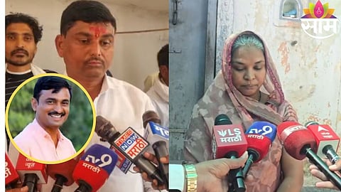 Political contest intensifies in Massajog as a new challenger enters the bypoll against late Sarpanch Santosh Deshmukh’s wife.