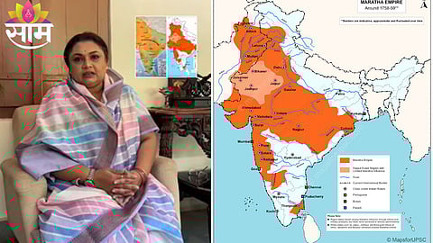 Controversy erupts after NCERT removes the Maratha Empire map from Class 8 history textbook, triggering strong reactions across Maharashtra.