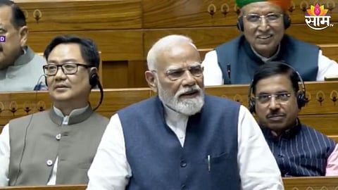 महिला आरक्षणावर बोलताना पंतप्रधान मोदींची विरोधकांना ऑफर, म्हणाले, मी ब्लँक चेक देतो, पण...