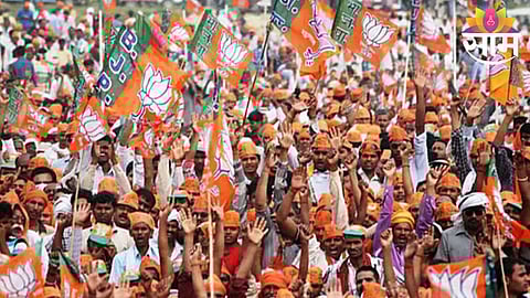 Residence of BJP leader Ramakrishna Reddy in Rangareddy district where his body was found under suspicious circumstances.