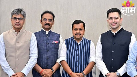 Seven AAP Rajya Sabha MPs switching to BJP has triggered a major legal and political debate over disqualification and merger rules.