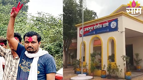 Accused Gram Panchayat worker arrested by police in connection with a two-year-long blackmail and abuse case in Pandharpur.