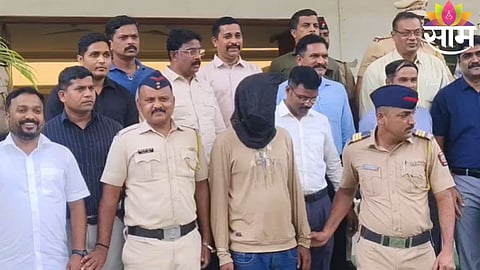 Accused Anis Khan arrested by police in connection with the brutal rape and murder case in Lonere, Raigad.