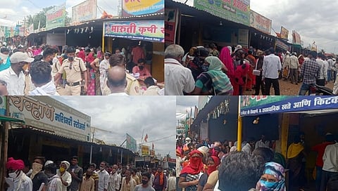 Mahabeej seeds and fertilizers in the market in Latur ran out