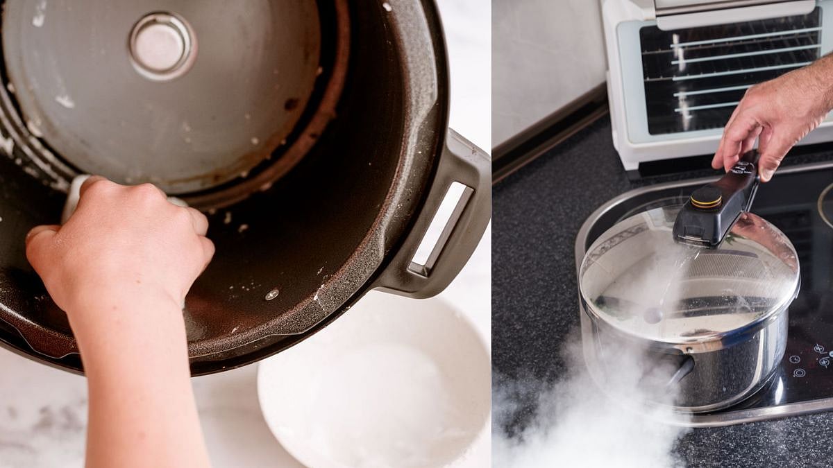 Cooker Cleaning Tips : आता काळपटलेला कुकर होईल चुटकीसरशी साफ, मास्टर ...