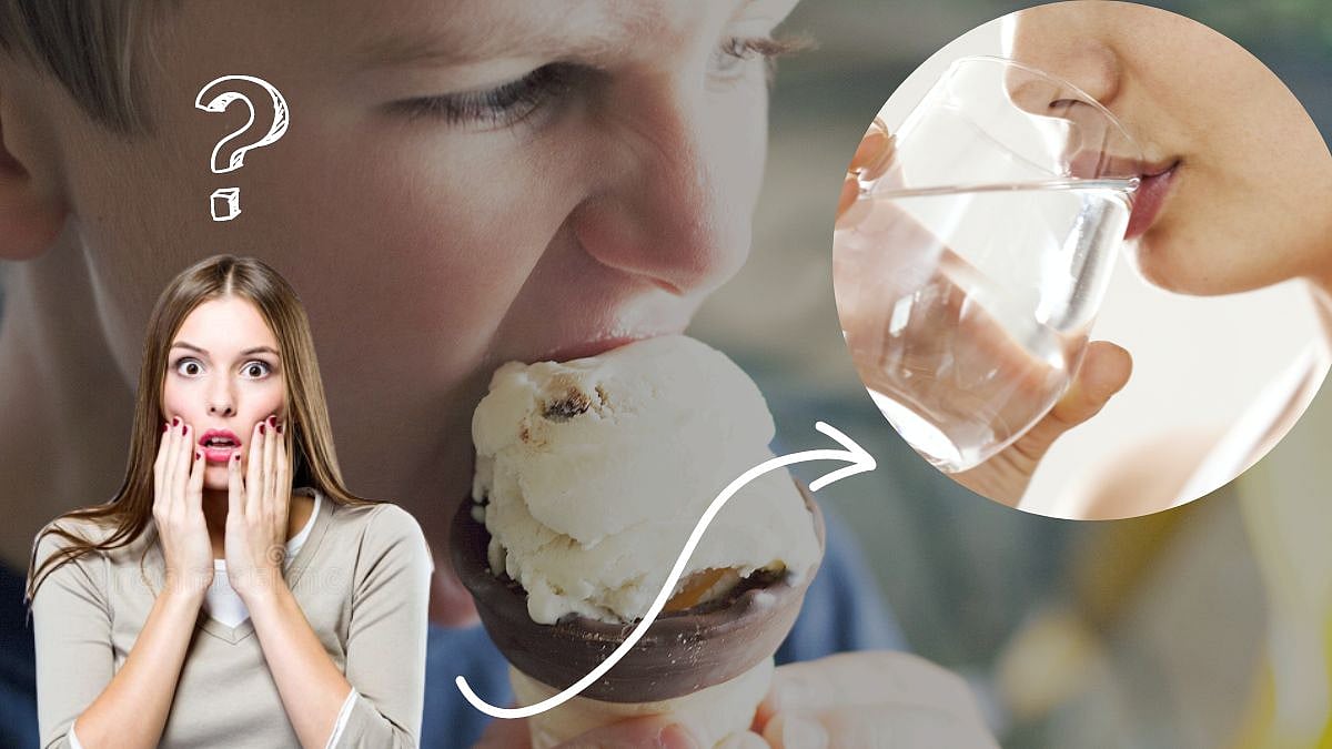 Thirsty After Eating Ice Cream आईस्क्रीम खाल्ल्यानंतर तहान का लागते