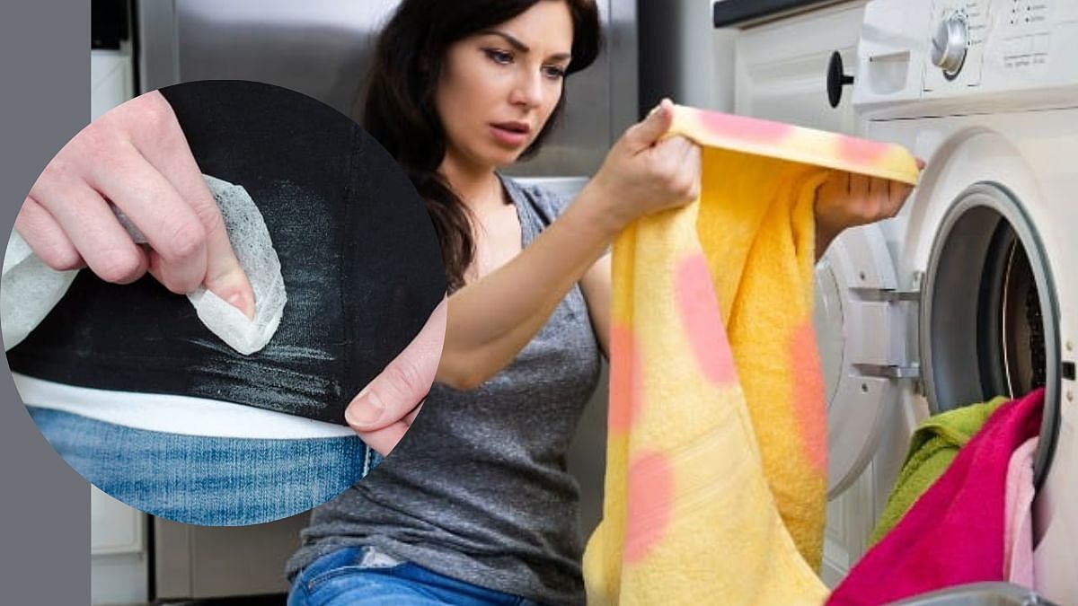White Detergent Stains Remain After Washing Clothes : वॉशिंग मशीनमध्ये ...