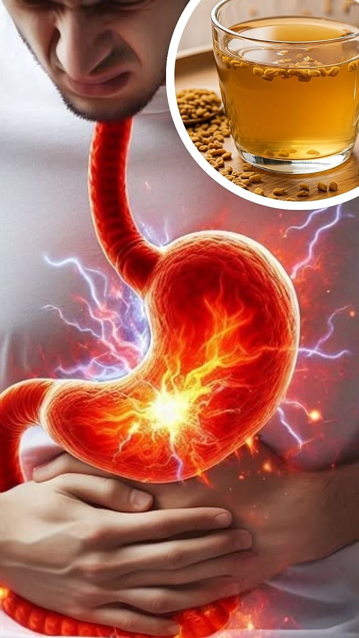 how to remove stomach gas problem at home naturally drinking methi and ...