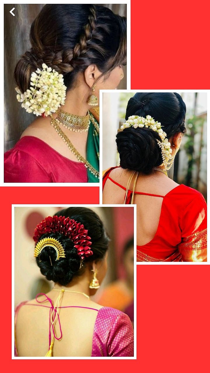 Saree Bun Styles