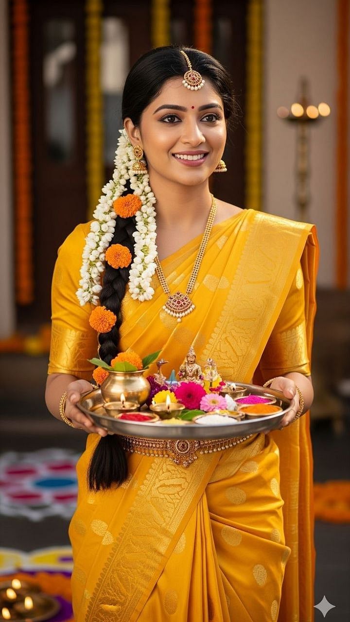 Haldi Yellow Saree Designs: हळदीला पिवळ्या रंगाची साडी का नेसतात? माहितीये का?