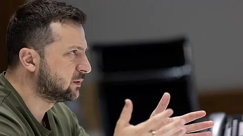 الرئيس الأوكراني فولوديمير زيلينسكي