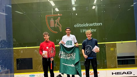 محمد آل نصفان" يحقق لقب بطولة head danish الدولية للإسكواش
