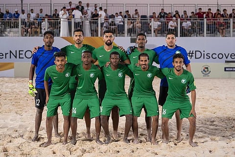 المنتخب السعودي الأول لكرة القدم الشاطئية