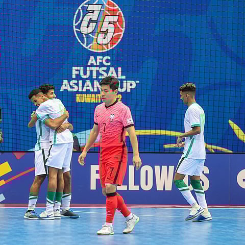 في كأس آسيا.. أخضر الصالات يتغلب على كوريا الجنوبية برباعية 