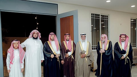 "عايد الحربي" يحتفل بزواج ابنه "فهد" في بريدة