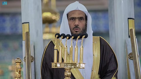  إمام وخطيب المسجد النبوي عبدالباري بن عواض الثبيتي